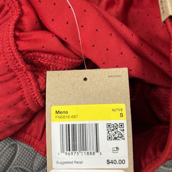 Jordan Shorts Size Small Mens Red Dri Fit Mesh Basketball Shorts $40 - Picture 8 of 8